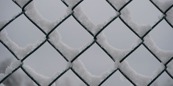 Gartenzaun mit Zuckerguss