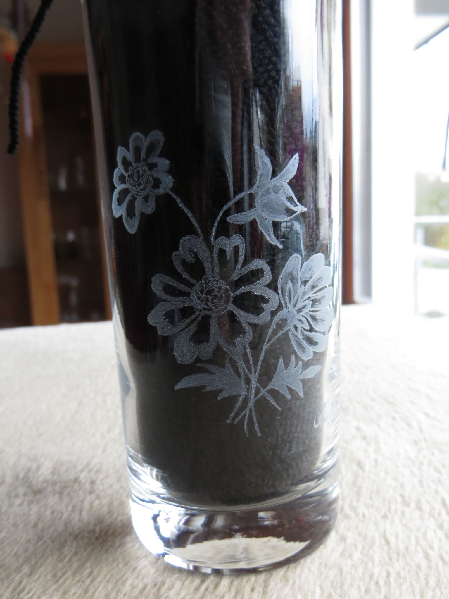 Glas geschliffen