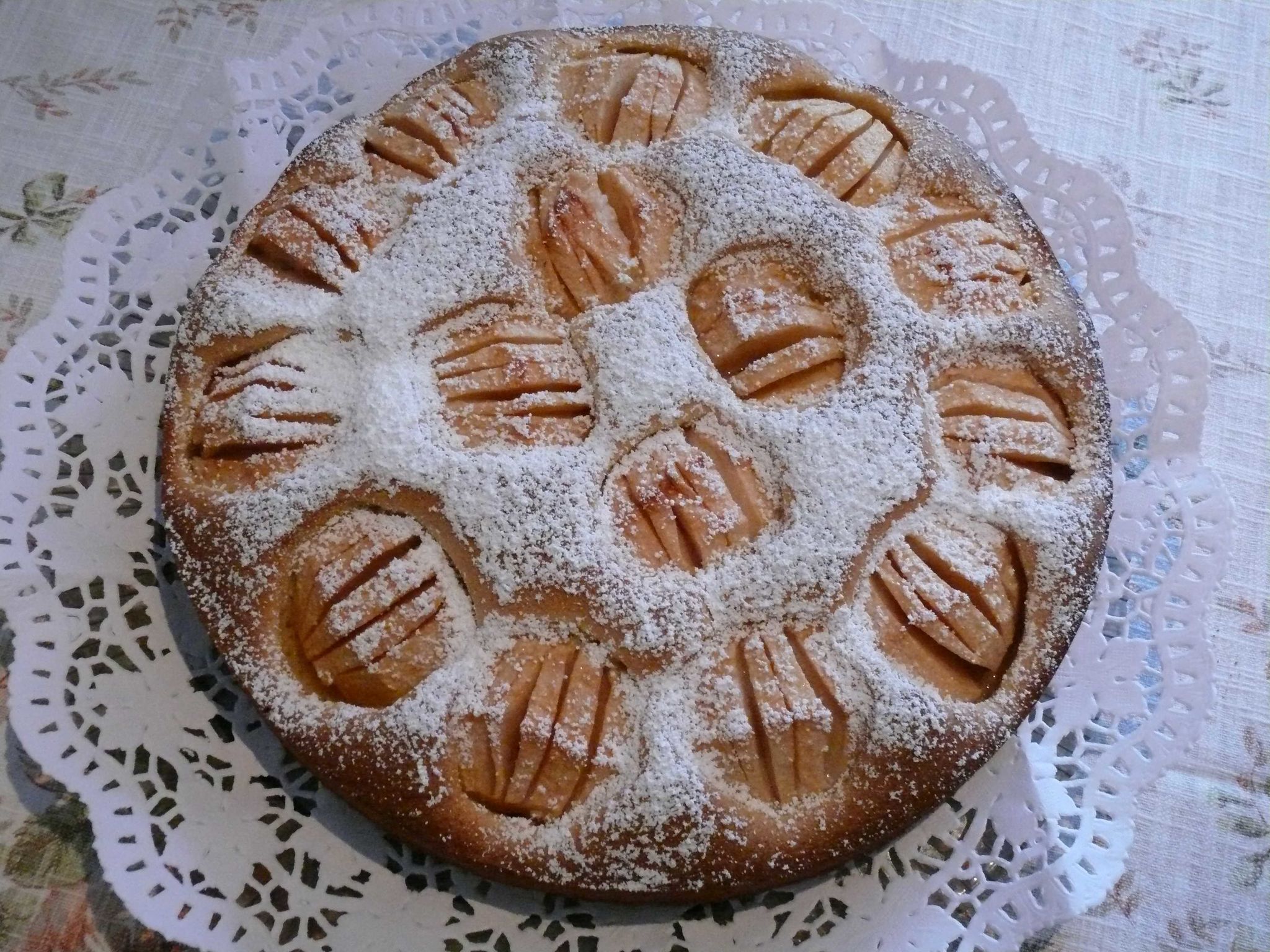 Versunkener Apfelkuchen